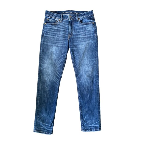 American Eagle Men's Next Level Air Flex Slim Blue Jeans 31x30
